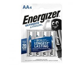 Батарейка алкалиновая Energizer FR6 AA /4BL Lithium (цена за блистер 4 шт)