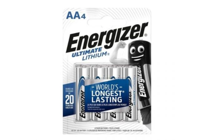 Батарейка алкалиновая Energizer FR6 AA /4BL Lithium (цена за блистер 4 шт)