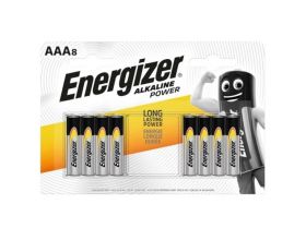 Батарейка алкалиновая Energizer LR03 AAA /8BL Alkaline Power (цена за блистер 8 шт)