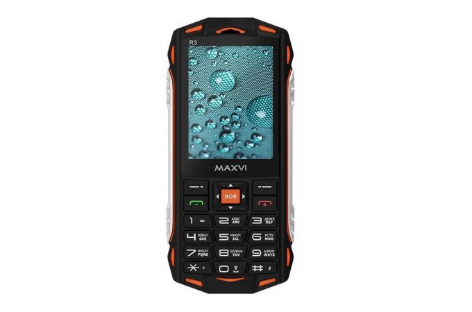 Сотовый телефон MAXVI R3 Orange IP68