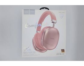 Наушники мониторные беспроводные HOCO W35 Max Joy BT headphones (розовый) (УЦЕНКА! МЯТАЯ УПАКОВКА)