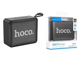 Портативная беспроводная колонка HOCO BS51 Gold brick sports BT speaker (черный)