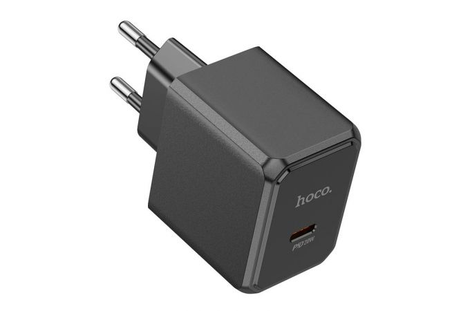 Сетевое зарядное устройство USB-C HOCO CS13A Ocean single port PD20W (черный)