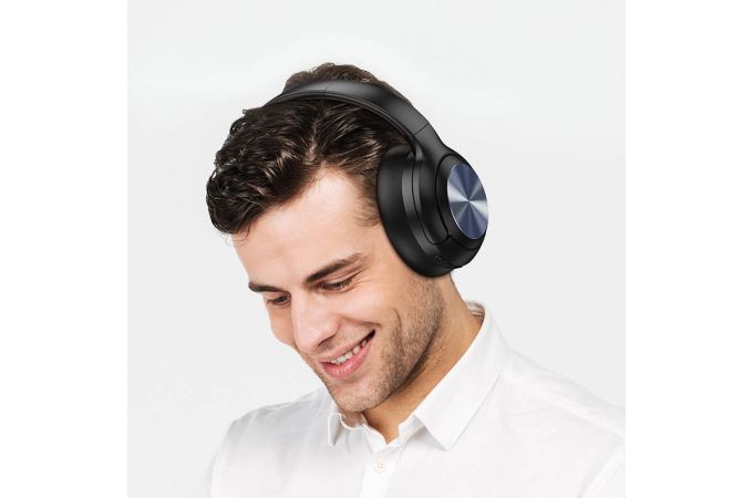 Наушники мониторные беспроводные HOCO W54 Young ANC BT headphones (цвет топленое молоко) с шумоподавлением