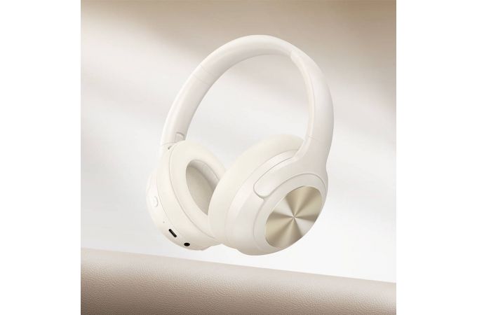 Наушники мониторные беспроводные HOCO W54 Young ANC BT headphones (цвет топленое молоко) с шумоподавлением