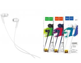 Наушники вакуумные проводные HOCO M72 Admire universal earphones (белый)