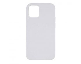 Чехол для iPhone 12 (6.1) Soft Touch MagSafe White (белый)
