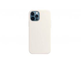 Чехол для iPhone 12 Pro Max (6.7) Silicone Case Soft Touch MagSafe (белый) 9