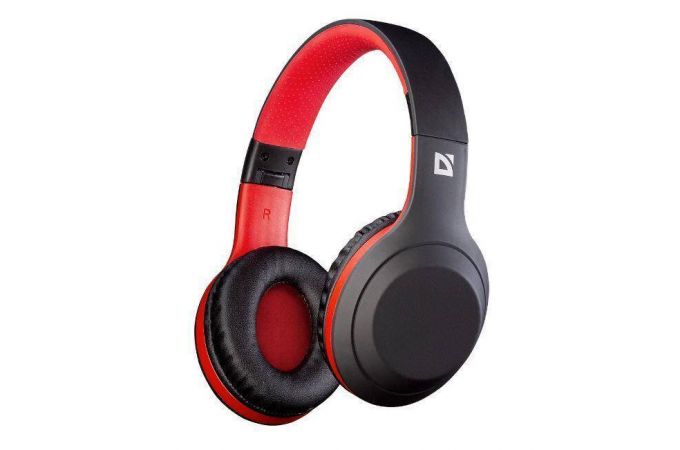 Наушники мониторные беспроводные Defender FreeMotion B560 Bluetooth (черно-красный)