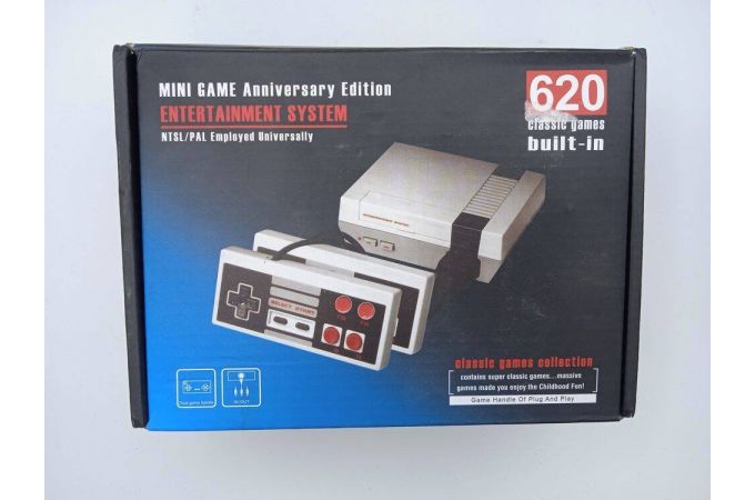 Игровая приставка 8-Bit Retro Nes Mini (620 встроенных игр) (УЦЕНКА - нет геймпадов)