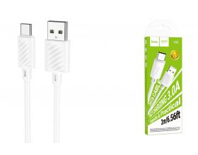 Кабель USB - USB Type-C HOCO X88 (белый) 2м