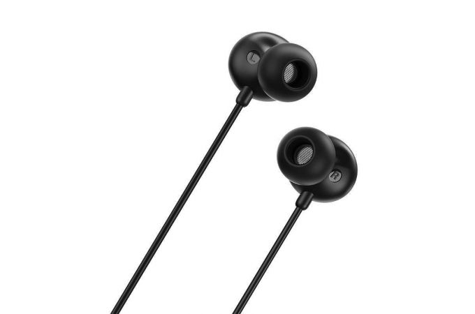 Наушники вакуумные проводные BOROFONE BM45 Sound wavel earphones (черный)