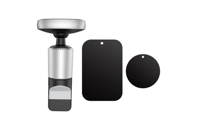 Держатель автомобильный для телефона BOROFONE BH44 Smart air outlet magnetic магнитный в решетку воздуховода серебристо-че