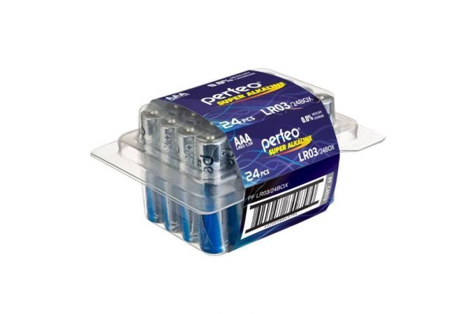 Батарейка алкалиновая Perfeo LR03 AAA/24BOX Super Alkaline цена за 24 шт