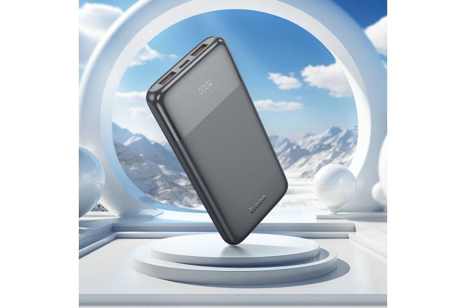 Универсальный дополнительный аккумулятор Power Bank HOCO J121 PD22.5W + PD20W (10000 mAh) (черный)