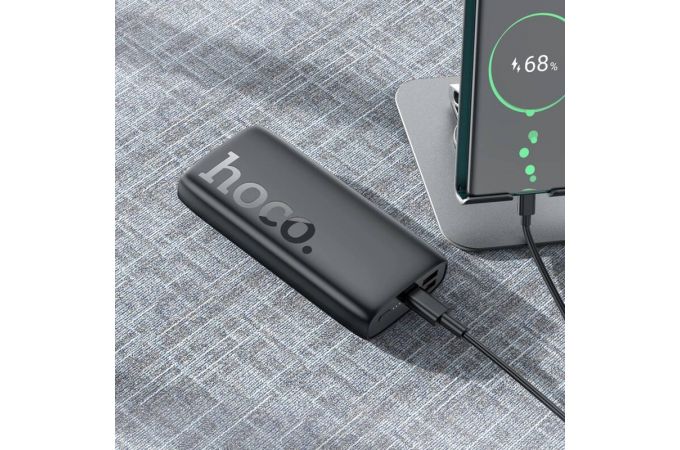 Универсальный дополнительный аккумулятор Power Bank HOCO J122A 22.5W + PD20W (20000 mAh) (черный)