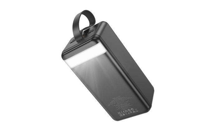 Универсальный дополнительный аккумулятор Power Bank HOCO J123С 22.5W + PD20W (60000 mAh) (черный)