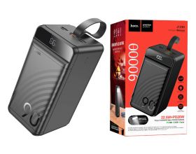 Универсальный дополнительный аккумулятор Power Bank HOCO J123D Element 22.5W+PD20W (90000 mAh) (черный)