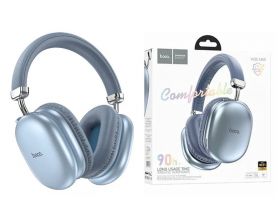 Наушники мониторные беспроводные HOCO W35 Max Joy BT headphones (голубой)