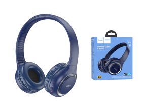 Наушники мониторные беспроводные HOCO W41 wireless headphones Bluetooth (синий)