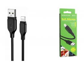 Кабель USB - Lightning BOROFONE BX42 2.4A 1м Черный