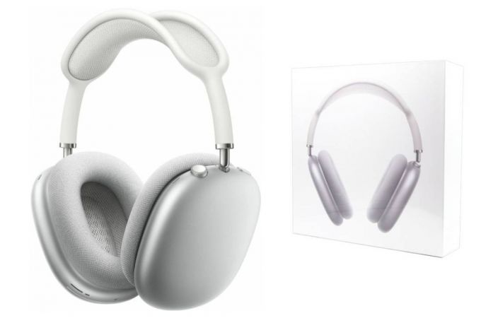 Наушники мониторные беспроводные AirPods Max Алюминивые (Белые)