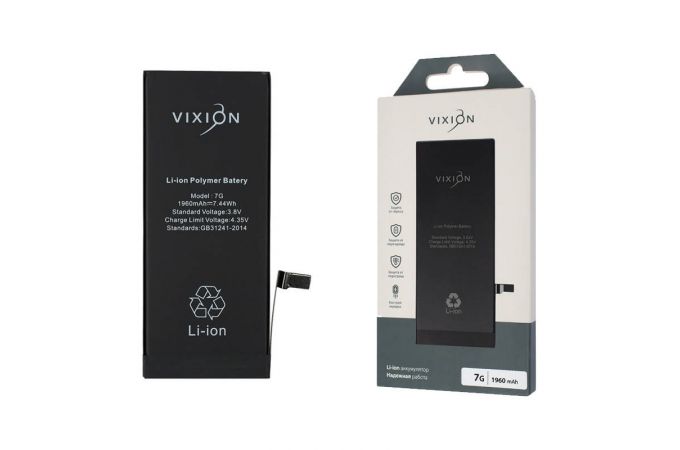 Аккумулятор для iPhone 7 (Vixion) (1960 mAh) с монтажным скотчем