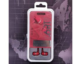 Наушники вакуумные проводные ELMCOEI EV-189 (красный)