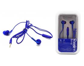 Наушники вакуумные проводные ELMCOEI EV-182 (синий)