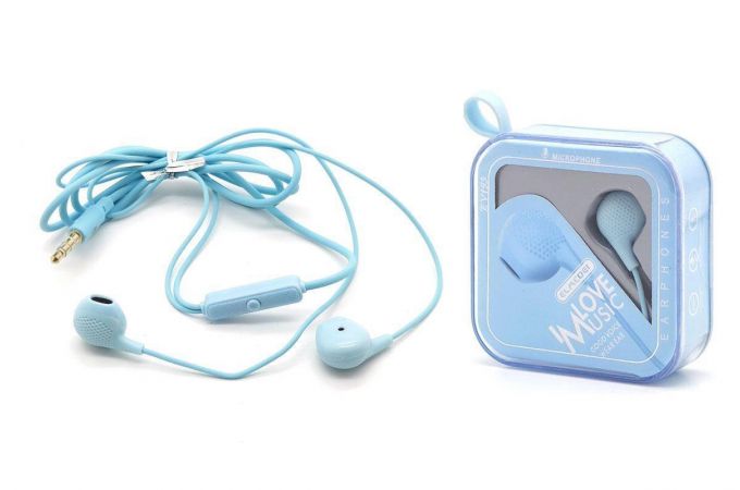 Наушники вакуумные проводные ELMCOEI EV-193 (синий)