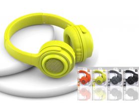 Наушники мониторные проводные EZRA BH03 (желтый)