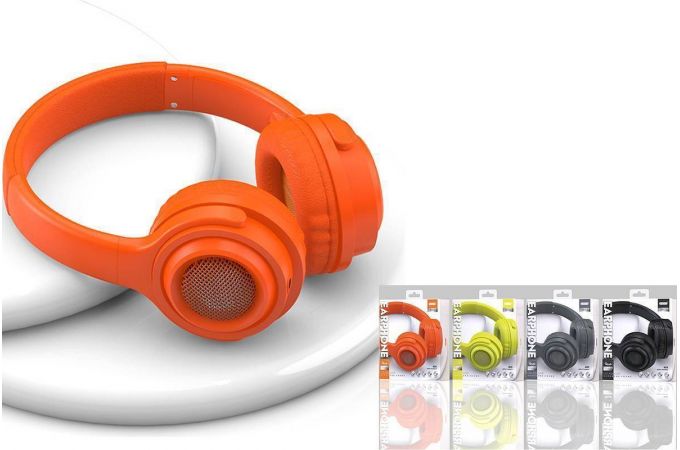 Наушники мониторные проводные EZRA BH03 (красный)