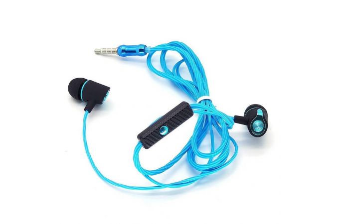 Наушники вакуумные проводные Орбита OT-ERG09 (синий)