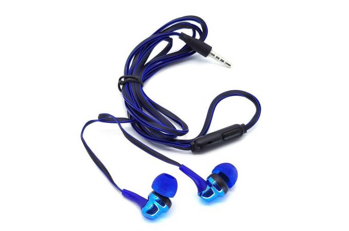 Наушники вакуумные проводные Орбита OT-ERG52 (синий)