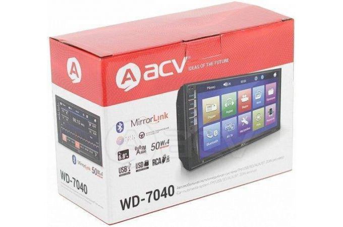 Автомагнитола ACV 2 DIN WD-7040