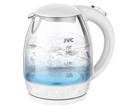 Чайник JVC JK-KE1514 белый 2200Вт, 1,7л,  стекло, фильтр, светодиод.подсветка