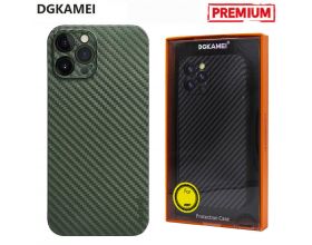 Чехол для телефона DGKAMEI Carbon iPhone 12 PRO MAX (зелёный)