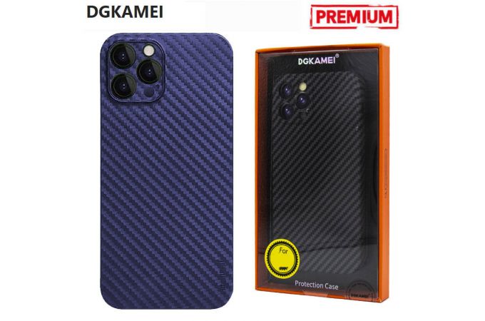 Чехол для телефона DGKAMEI Carbon iPhone 14 PRO (синий)