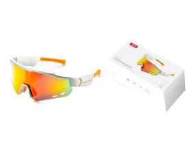 Очки с наушниками XO E8 Future Technology Sense Fashion Smart Audio Glasses UV Protection Sunglasses Orange+White