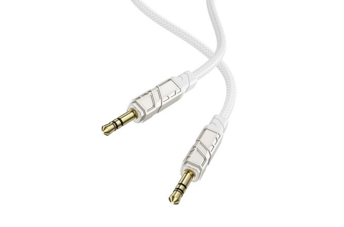 Кабель аудио AUX BOROFONE BL22 Dignity AUX 3.5 1 метр белый