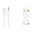 Кабель аудио BOROFONE BL21 Lemon (штекер Type-C - вход AUX 3.5 mm) 1 метр белый