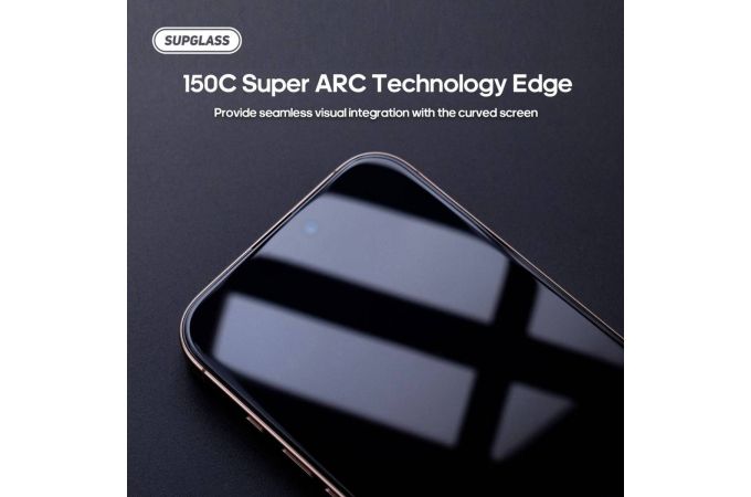 Защитное стекло Supglass SG-02 без черных рамок Transparent Glass All Clear For IPhone 13 Pro Max / 14 Plus (6.7)