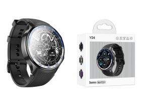 Смарт часы HOCO Y24 AMOLED Smart sports watch (черный)