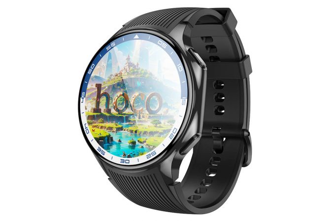 Смарт часы HOCO Y24 AMOLED Smart sports watch (черный)