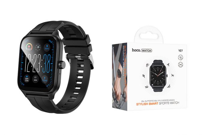 Смарт часы HOCO Y27 Smart sports watch (черный)