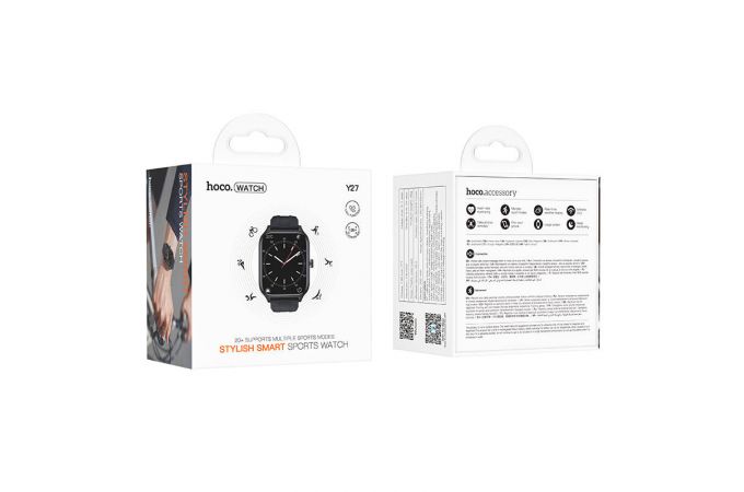 Смарт часы HOCO Y27 Smart sports watch (черный)