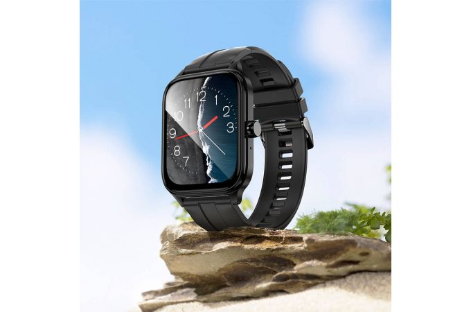 Смарт часы HOCO Y27 Smart sports watch (голубой)