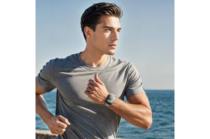 Смарт часы HOCO Y28 AMOLED Smart sports watch (золотой)