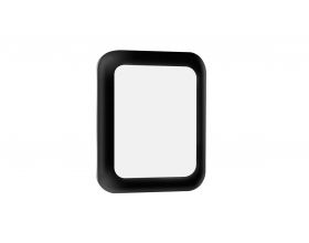 Защитное стекло дисплея Apple Watch 38 mm с черной рамкой (бампером)