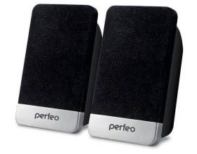Акустическая система 2.0 Perfeo "MONITOR" USB PF_4830 мощность 2х1.5 Вт (RMS) (черный)